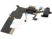 Cable flex con conector de carga, datos y accesorios, conector jack de 3,5 negro, micrófono y cable RF para iPhone 5C